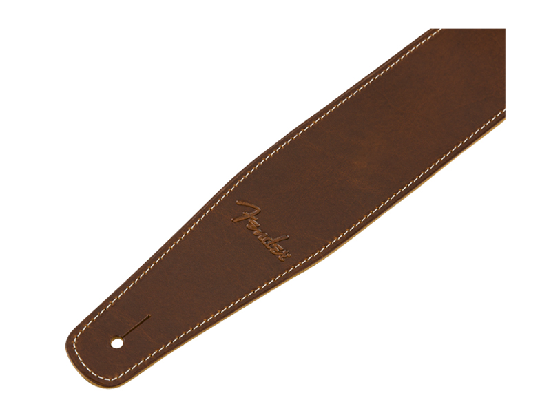 Fender Broken-In Leather Strap Tan 2.5