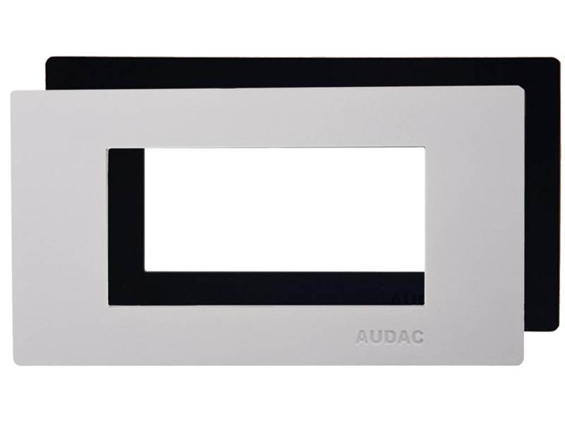 AUDAC CP45CF2/W - dvojitý nástěnný rámeček pro ovládací panely a konektory | Matice a rozhlasové ústředny - 01