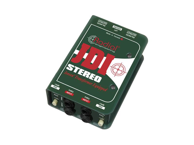 Radial JDI Stereo - pasívny DI box | Pasívne DI-boxy - 01