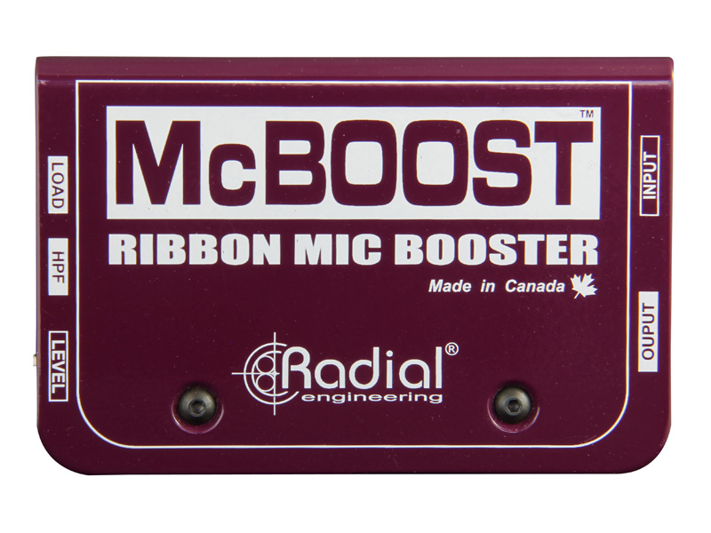 Radial Mc Boost, Ribbon Mic Booster | Mic,Line predzosilňovače - 02