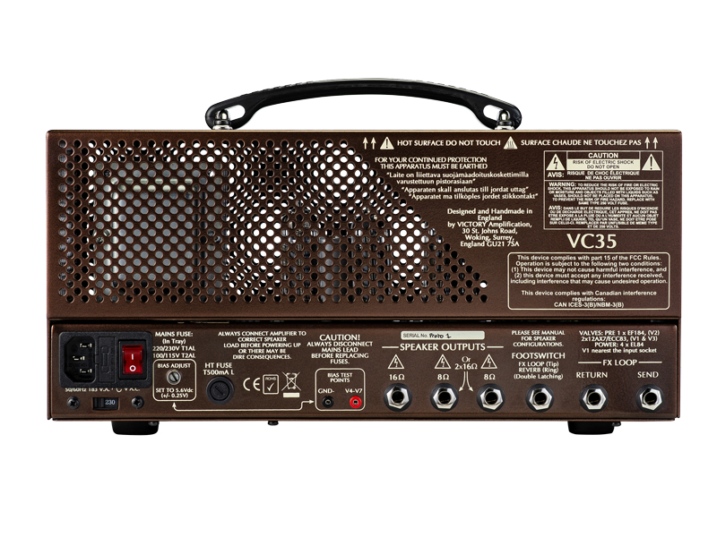Victory Amplifiers VC35 The Copper | Celolampové gitarové hlavy - 02