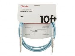 FENDER Original Series Instrument Cable, 10', Daphne Blue | 3m