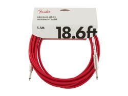 FENDER Original Series Instrument Cable, 18.6', Fiesta Red | 6m