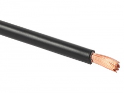 Kabel propojovací CYA H07V-K 2,5mm barva černá | Reproduktorové káble v metráži