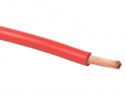 Kabel propojovací H07V-K 2,5mm barva červená | Patch káble v metráži