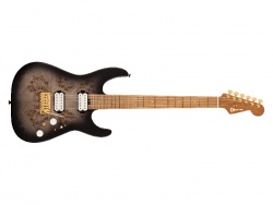 Charvel Pro-Mod DK24 HH 2PT CM Transparent Black Burst | Elektrické gitary typu Superstrat
