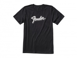 FENDER 3D Logo T-Shirt, Black, M | Tričká S