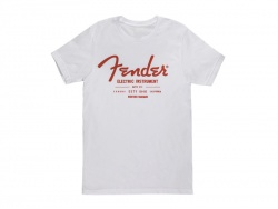 FENDER Electric Instruments Men's T-Shirt, White, S | Tričká S