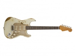 FENDER Custom Shop LTD '59 STRAT HEAVY RELIC Aged Olympic White | Elektrické gitary typu Strat
