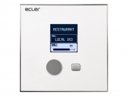 ECLER eMCONTROL1 digitálny nástenný ovládací panel | Matice a rozhlasové ústředny