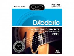D ADDARIO EXP 11 - str.012,bronz,potažené | Struny pre akustické gitary .012