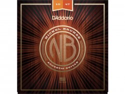 D'ADDARIO NB1047 Nickel Bronze Acoustic Extra Light | Struny pre akustické gitary .010