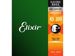ELIXIR 14052 Electric Bass Strings NW - 45-100 | Sady pre štvorstrunové basgitary