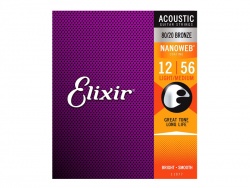 ELIXIR Acoustic 80/20 Bronze, Light-medium,.012-.056 | Struny pre akustické gitary .012