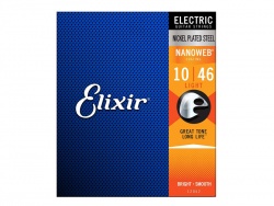 ELIXIR Electric Nanoweb Guitar Strings - .010/46