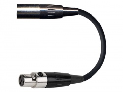 Redukce Mini XLR 3-pin samec - Mini XLR 4-pin samice | Príslušenstvo k mikrofónom