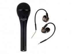 Audix OM3 mikrofon a sluchátka Audix A10 | Vokálne dynamické mikrofóny