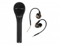 Audix OM5 mikrofon a sluchátka Audix A10X | Vokálne dynamické mikrofóny