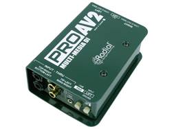 Radial ProAV2 - pasívny DI box stereo | Pasívne DI-boxy
