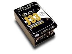 Radial J33, Phono Preamp Turntable aktívny DI box | Aktívne DI-boxy