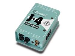 Radial J+4 Stereo line driver | Aktívne DI-boxy
