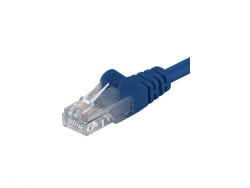 PremiumCord UTP RJ45-RJ45 CAT6 - 0.25m modrá | Datové káble, LAN, DANTE