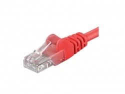 PremiumCord UTP RJ45-RJ45 CAT6 - 0.25m červená | Datové káble, LAN, DANTE