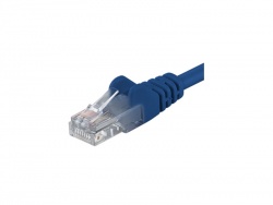 PremiumCord UTP RJ45-RJ45 CAT6 - 0.5m modrá | Datové káble, LAN, DANTE