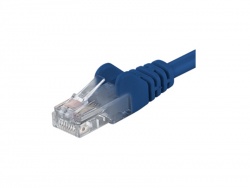 PremiumCord UTP RJ45-RJ45 CAT6 - 1m modrá | Datové káble, LAN, DANTE