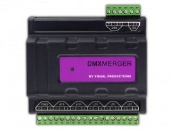 Visual Productions DIN-Rail DMX Merger, Terminal | DMX splittery