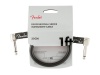 FENDER Professional Series Instrument Cables, Angle/Angle, 1', Black | Káblové prepojky - 01