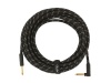 FENDER Deluxe Series Instrument Cable, Straight/Angle, 25', Black Tweed | 7,5m - 04
