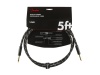 FENDER Deluxe Series Instruments Cable, Straight/Straight, 5', Black Tweed | Káblové prepojky - 01