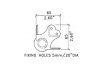 PENN C1993/01z | Guľové rohy pre výrobu cases, prepravných kufrov - 02