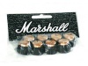 Marshall knoflík potenciometru 8ks, zlaté vršky | Náhradné diely pre gitarové aparáty - 01