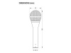 Audix OM7 profesionálny dynamický mikrofón pre spev | Vokálne dynamické mikrofóny - 05